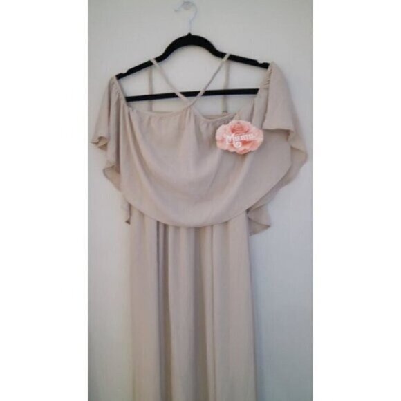 NWT Show Me Your Mumu Ruffle Maxi Dress Size Small Boho - Picture 4 of 10